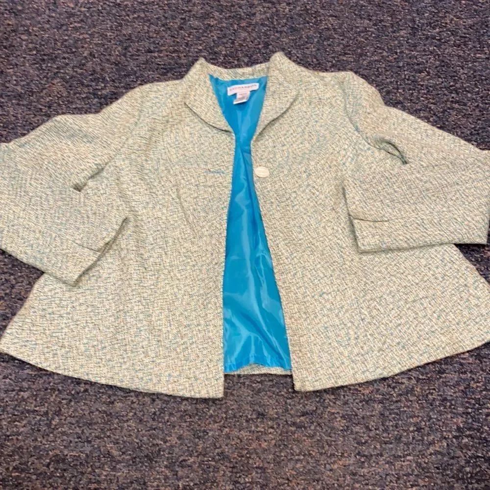 Sag Harbor Tweed Blazer sz. 14 petite